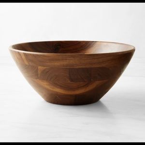 Williams Sonoma wood salad bowl